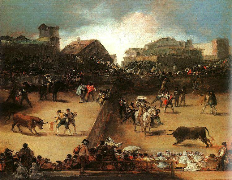 Die Stierfight Romantische moderne Francisco Goya Ölgemälde